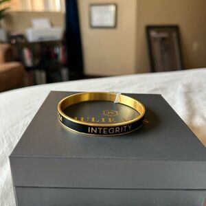 NWT Black and Gold Julie Vos Limited Edition Bangle Bracelet